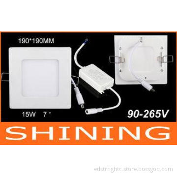 CE Approved 15W Compact SMD LED Panel Light 1060Lm Exterior